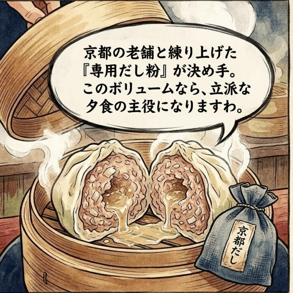 だし焼売（12個入・個包装）｜京都点心福 職人手包み 京出汁の旨みが溢れるタレ不要の和風焼売【冷凍・送料無料・レンジ対応】