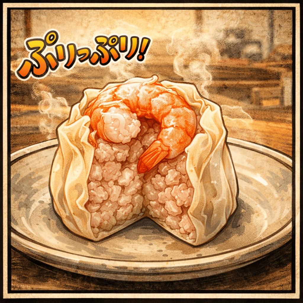 海老焼売（12個入）｜京都点心福 職人手包み 海老一尾を丸ごと包んだ贅沢な京の点心【冷凍・レンジ対応】
