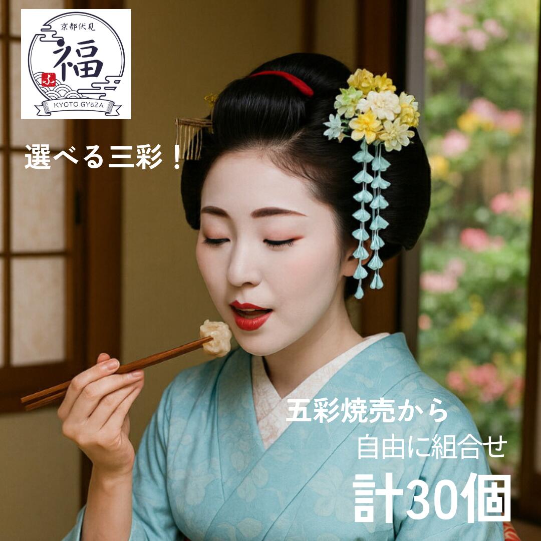 お好みを詰め込む、職人手包みの焼売三彩セット（30個入り）