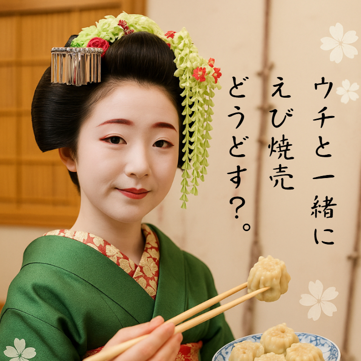 一尾まるごと、贅沢の極み！これぞ“海老成敗”なり12個入り【京都点心福】