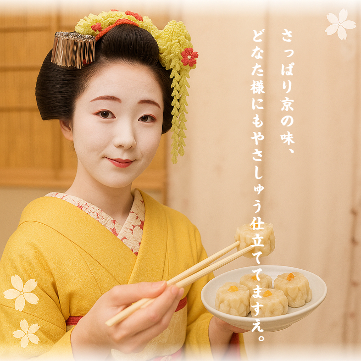 【京風さっぱり 三彩セット】塩焼売・だし焼売・海老焼売18個入
