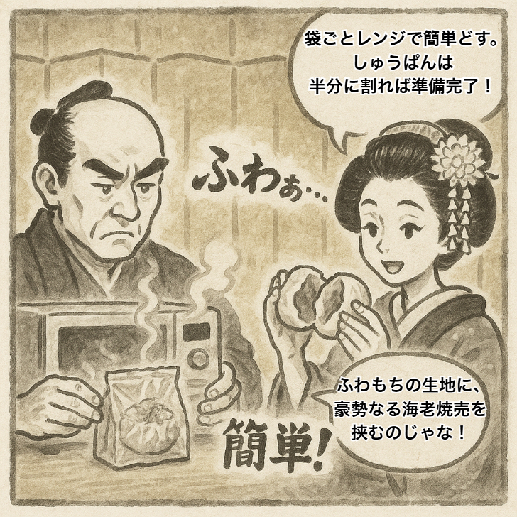 海老焼売＋しゅうぱん