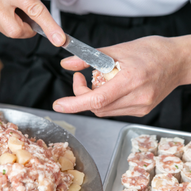 噛むだし｜だし焼売（2個入×1パック）レンジで3分、鰹と昆布の和出汁が染み渡る極み【京都点心福のしゅうまい】