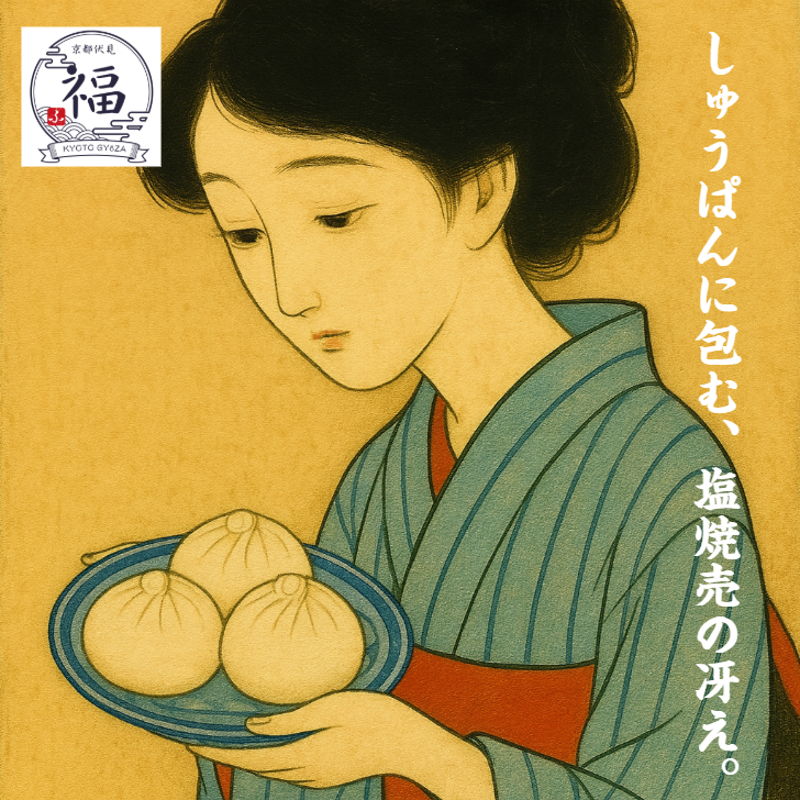 九条ねぎ香る塩焼売×ふわもち蒸しパン【ギフト専用 送料無料】京都点心福 塩焼売＋しゅうぱん上品セット｜“我が肉まん”体験が贈れる京点心ギフト｜職人手包み・国産豚100％