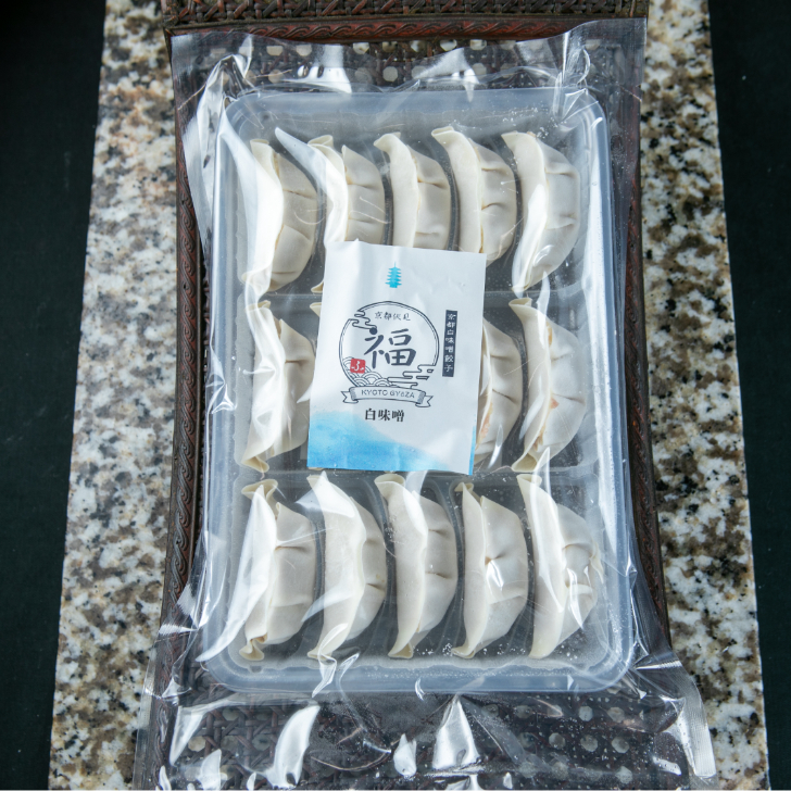 【冬雅の贈り物】白味噌餃子15個｜丹波豚×九条ねぎの手包み京点心｜冬ギフト・御歳暮・内祝いに最適｜熨斗対応・送料無料