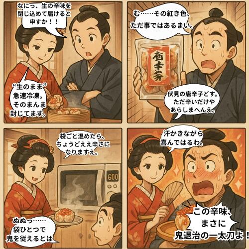 【家庭用】京都点心福 鬼辛焼売12個入｜国産豚100％×職人手包みの旨辛仕立て｜非加熱−40℃急速冷凍で鮮度そのまま｜電子レンジで袋のまま簡単調理｜辛党に人気のお取り寄せ中華点心・冷凍焼売